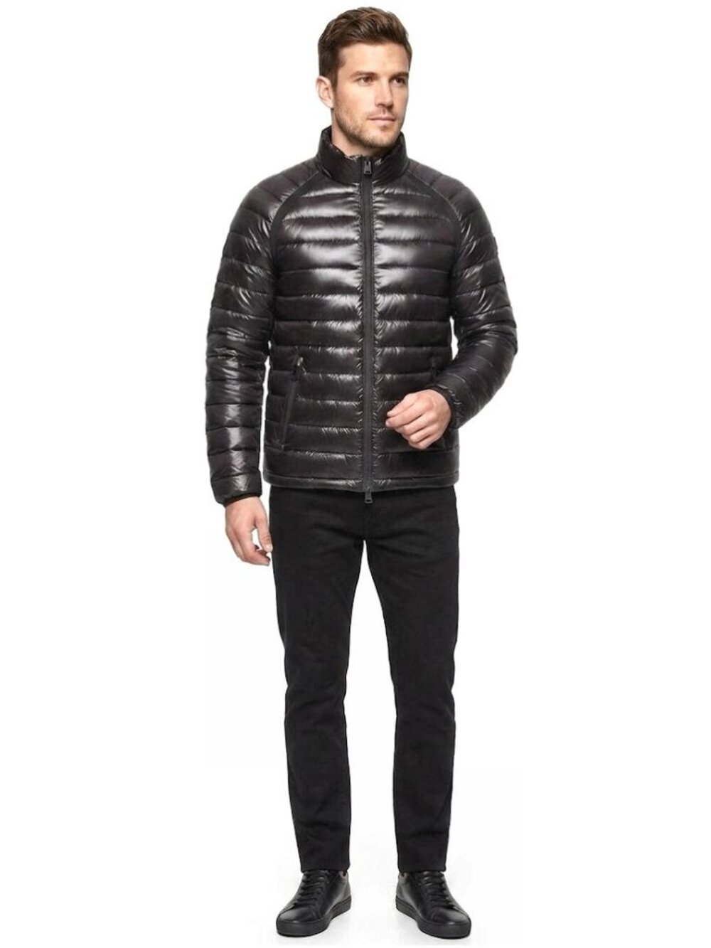 Mackage Mansfield Black Puffer Jacket with Down Fill, Mens Size 40 (US Small)